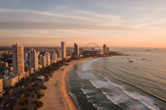 skyline of durban