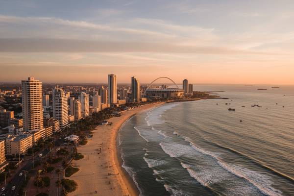skyline of durban