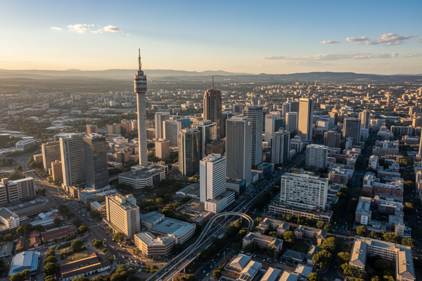 skyline of johannesburg